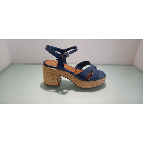 Tamaris Sandalo Donna Sandalo zeppa Blu Tamaris Sandalo Donna Sandalo zeppa Blu