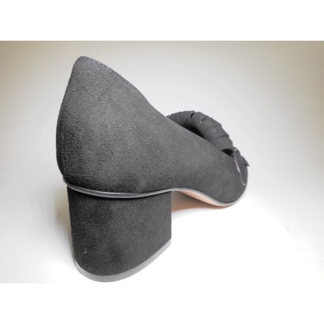 Della pia Scarpa Donna Frangia/ morsetto tacco 50 Nero