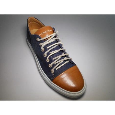 Florsheim Sneaker Uomo Fondo gomma bianco Blu