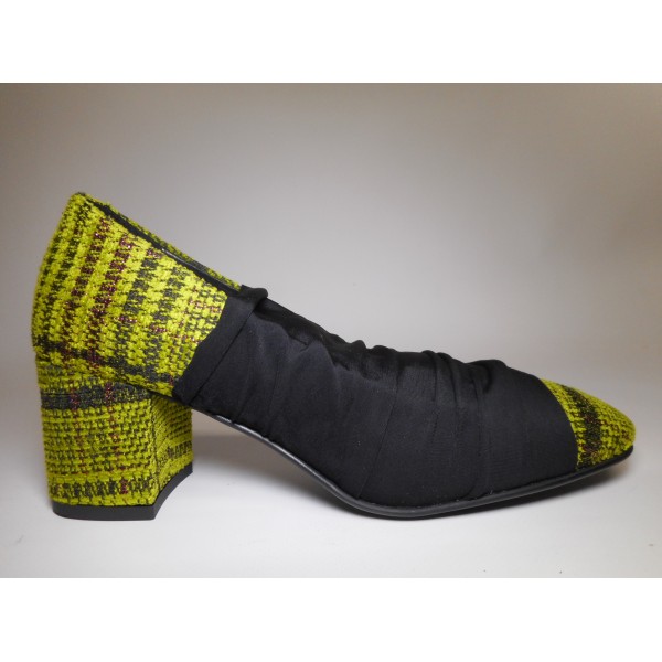 Ballerina Decoltè Donna Scozzese fascione Verde Ballerina Decoltè Donna Scozzese fascione Verde