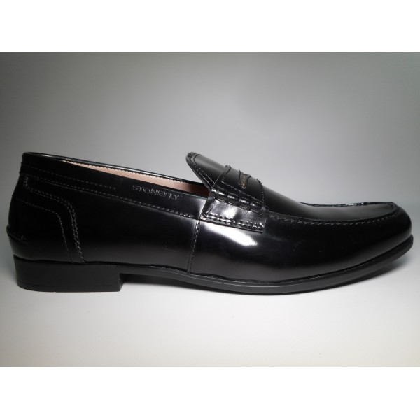 Stone fly Mocassino Uomo Summer Nero Stone fly Mocassino Uomo Summer Nero