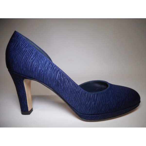 Elata Scarpa Donna Plisse Blu