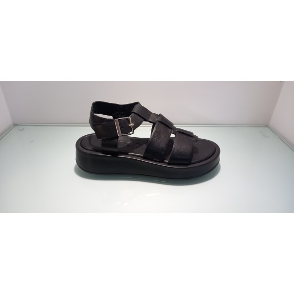 Wonders Sandalo Donna Sandalo zeppa Nero Wonders Sandalo Donna Sandalo zeppa Nero