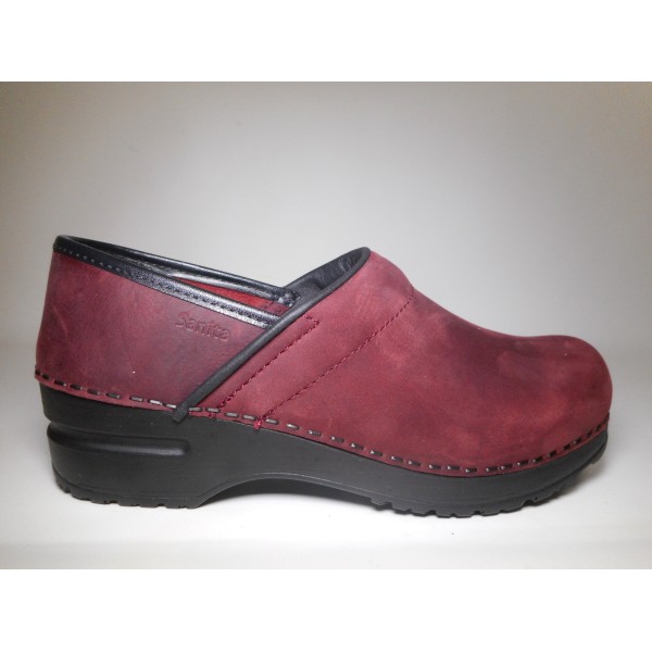 Sanita Scarpa Donna Professional oiled Bordo