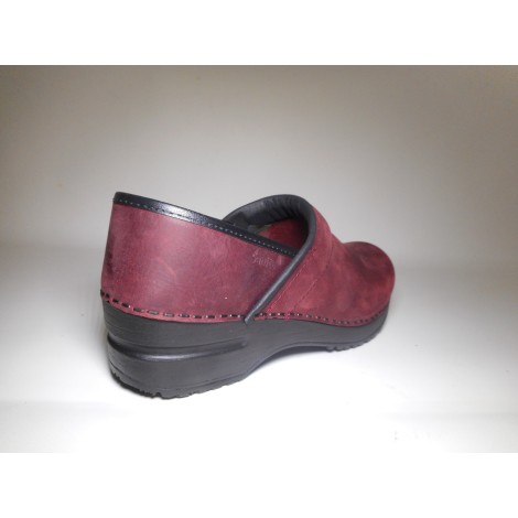 Sanita Scarpa Donna Professional oiled Bordo