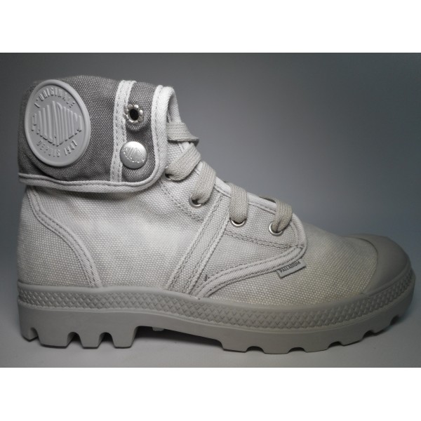 Palladium Stivaletto tela Donna Pallabrouse baggy Grigio