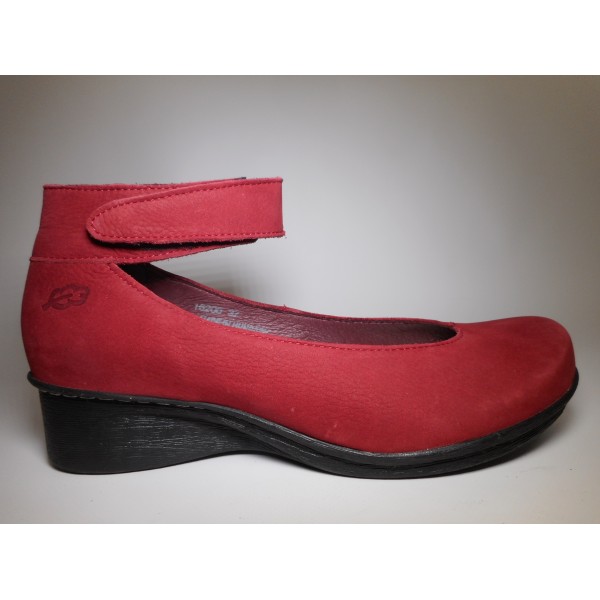 Loints of holland Scarpa Donna Cinturino zeppa Rosso