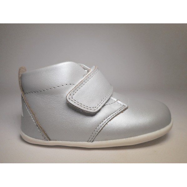 Bobux Scarpa Bambino Ziggy Silver