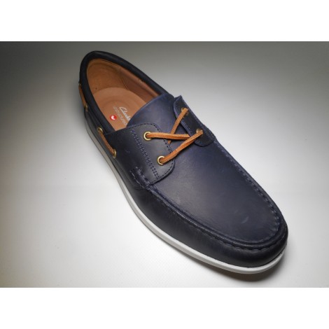 Clarks Mocassino Uomo Ferius coast Blu