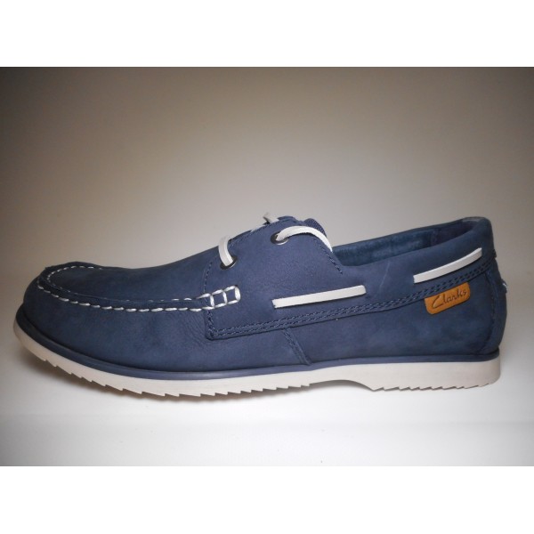 Clarks Scarpa Uomo Noonan barca Blu