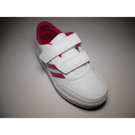 Adidas Scarpa Bambino Strappoalta sport cf k Bianco