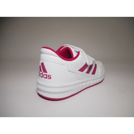 Adidas Scarpa Bambino Strappoalta sport cf k Bianco