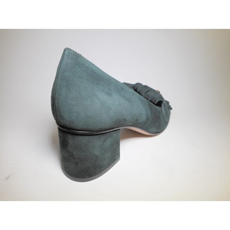 Della pia Scarpa Donna Frangia/ morsetto tacco 50 Verde