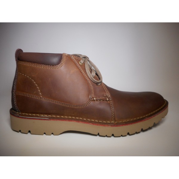Clarks Stivaletto Uomo Vargo mid Tan Clarks Stivaletto Uomo Vargo mid Tan