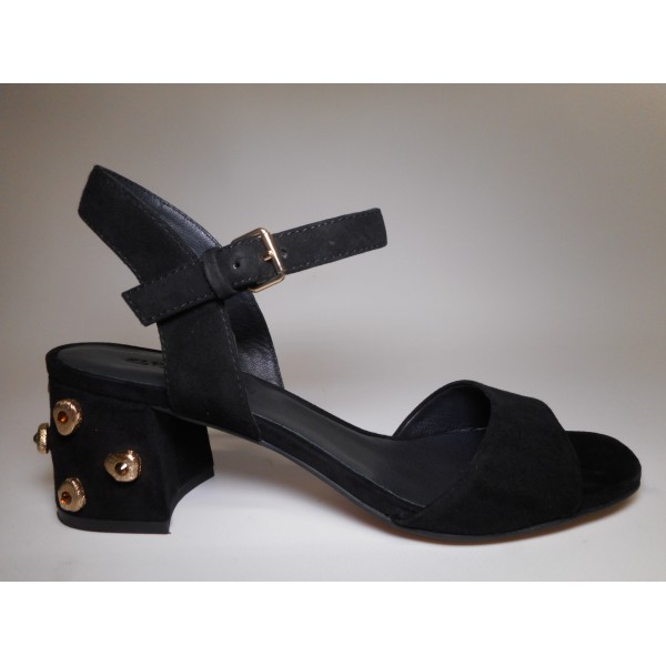 Elvio zanon Sandalo Donna Sandalo t.50 pietre Nero