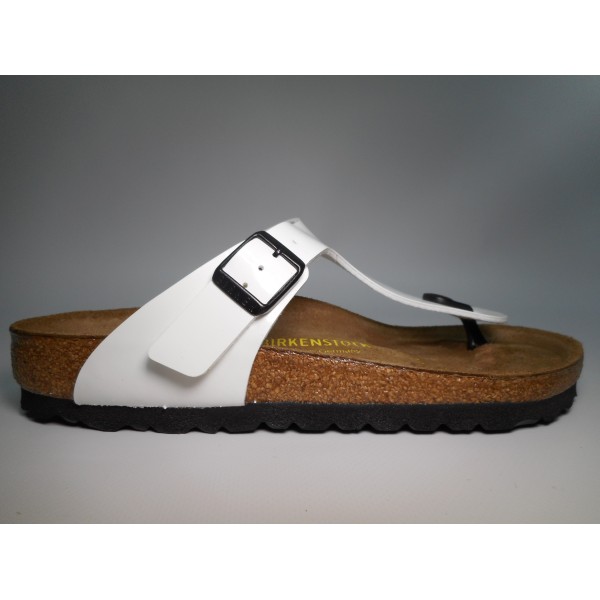 Birkenstock Scalzato Unisex Gizeh Bianco