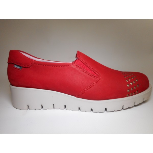 Callaghan Scarpa Donna Pantofola zeppa Rosso