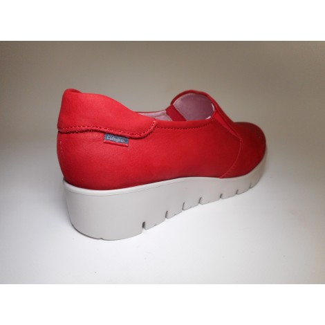 Callaghan Scarpa Donna Pantofola zeppa Rosso