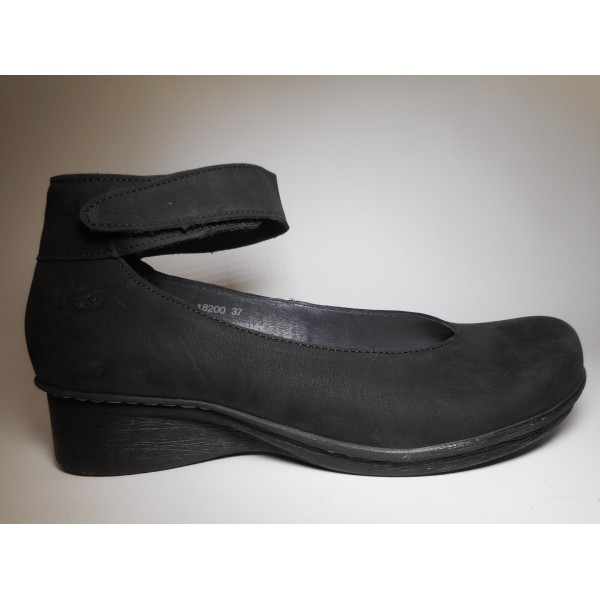 Loints of holland Scarpa Donna Cinturino zeppa Nero