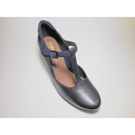 Clarks Gilda tacco 70 Donna Chorus gia Blu