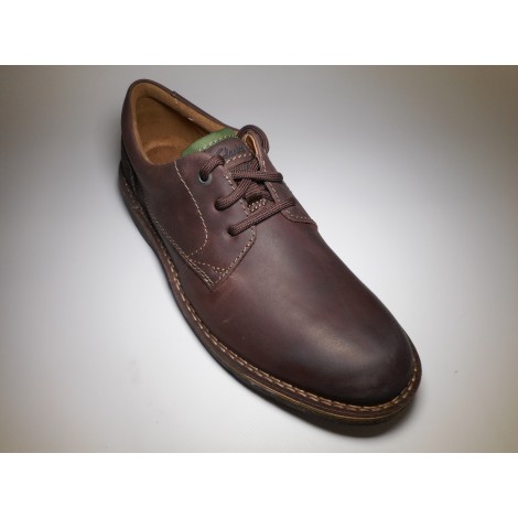 Clarks Derby Uomo Edgewick plain Marrone