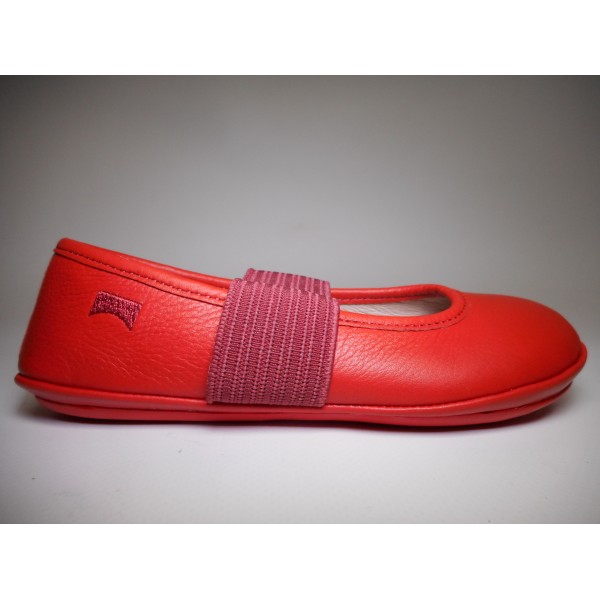 Camper Scarpa Bambino Ballerina elastico Rosso