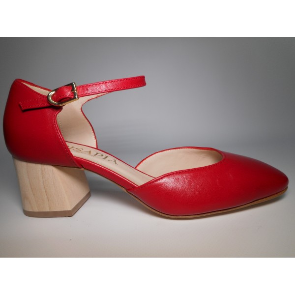 Pisapia Scarpa Donna Scarpa cinturino Rosso