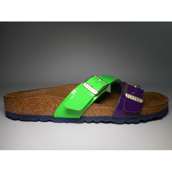 Birkenstock Scalzato Donna Yao tropical Lilla/verde