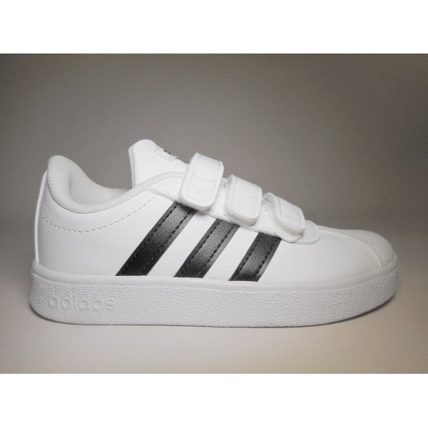 Adidas Scarpa Bambino Vl court Bianco