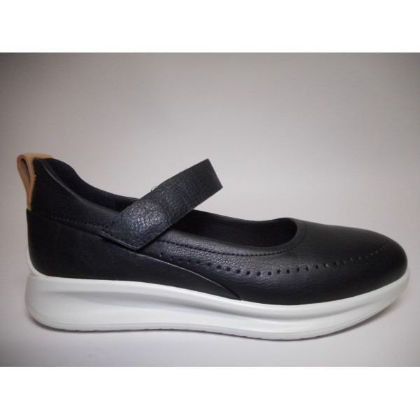 Ecco Scarpa Donna Aquet lady cinturino Nero